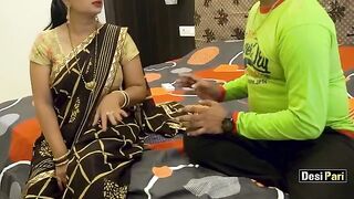 Desi Pari saves her daughter's marriage with a steamy stepmom encounter
