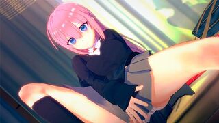 Mini skirt girl Shikimori gets fucked by a beautiful girl