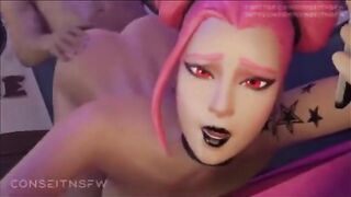 Hentai compilation with Fortnite characters in the hottest scenes