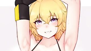 Yang teaches you to control your dick with her skilled mouth