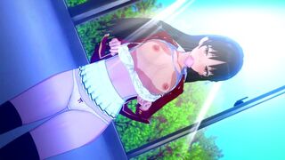 Suzune Horikita wants to do it with you in hentai classroom scene