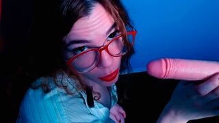 The professor teaches her students to fuck with ASMR roleplay