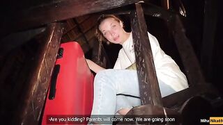 My little stepsister agreed to do anything for money - POV 4K