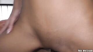 Skinny Asian teen Lia Lin gets fucked by BBC on the street