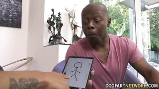 Cougar Dee Williams gets double penetration from black renters