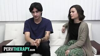 The hot MILF doctor Aaliyah Love helps the stepsiblings to get closer
