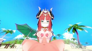 The beautiful girl Nilou fucks passionately in the Genshin Impact style