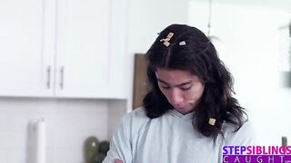 The guy is fucking his hot stepsister Kyler Quinn hard