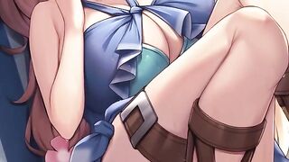 Raphtalia helps out with the morning erection issue