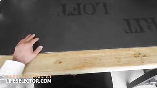 Mary Bambola, sexy secretary, gets fucked hard in POV style