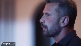The Goddess Elena Koshka is having a fantastic threesome sex adventure with two guys