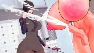 Cartoon fuck game with a twist, featuring huge dicks and more