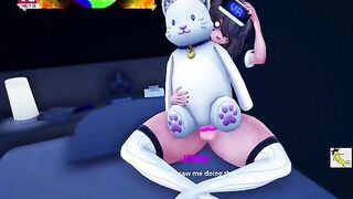 Cartoon fuck game with a twist, featuring huge dicks and more