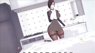 Cartoon fuck game with a twist, featuring huge dicks and more