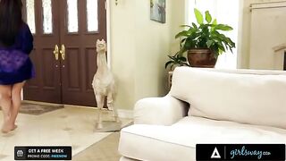 Reena Sky makes a steamy sex tape with neighbor Chanell Heart