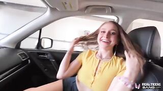 The hairy pussy of Laney Grey was drilled by a huge dick