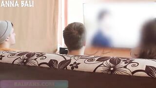 A babe risked sex with a stranger because her husband almost caught her