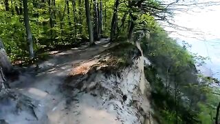 A walk around Gdynia Orłowo with my Chihuahua, wild public action