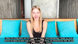 The girl is cheating on her husband during a psychotherapy session with Californiababe