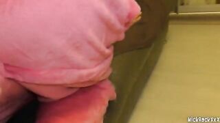 College party with two cute teens getting fucked hard