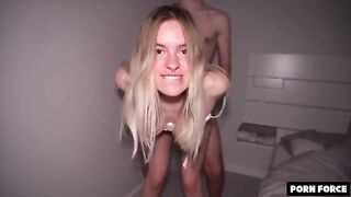 College girl gets manhandled by a blonde in the dorm - Ep 33