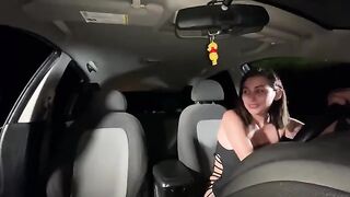 My friend came to console me in the car and things got steamy