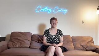 Casting for Big Titty Art Hoe with Curvy’s thick model audition