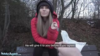 Czech babe with huge boobs gets fucked in hotel room by Public Agent