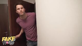 A girl is having an affair with a guy in a hostel when another stunning guest arrives