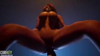 Big boobs woman fucked by a huge monster cock