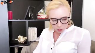 The boss fucked his secretary in different poses, and it was steamy