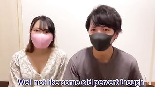 A Japanese amateur couple tried meditation before engaging in passionate sex