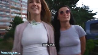 Public Agent’s lucky streak continues with steamy basement threesome in Prague