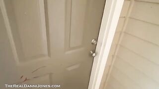 A hot mature woman, Danni Jones, gets her delivery man to fuck her