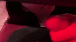 Girl shared her boyfriend’s cock with friends at college party
