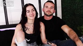The Southern gentleman with a hairy look showed his young girl friend what a real man's cock is like