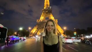 A rough fuck on the couch in Paris with a hot blonde