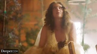 Hot threesome with stunning Elena Koshka and two guys