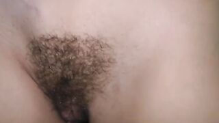 A sexy roommate with red lips sucks and fucks a big dick