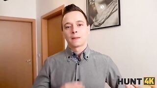 Man fucks his friend’s new ginger girlfriend by chance and for money