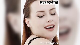 Charlie Red, the fiery redhead from Prague, shares a passionate morning with her partner
