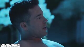 Concierge Vanessa steals a hotel guest away from his girlfriend in a steamy encounter