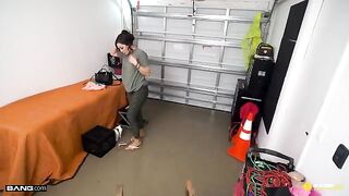 Demi Diveena gets fucked hard on the side of the road to pay insurance