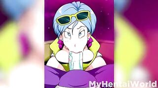 Hot Bulma compilation from Dragon Ball Super anime, now in hentai style