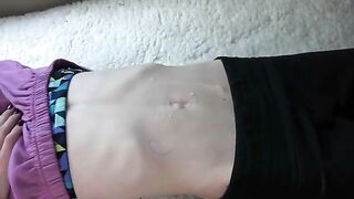 Hot belly button fetish with a compilation of the hottest moments