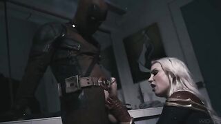Deadpool fucks Captain Marvel hard in this full scene from Wicked Pictures