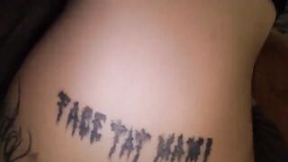 A man with big dick fucks his girlfriend roughly and finishes inside