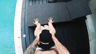 Sloppy blowjob and hard sex with a big dick in POV
