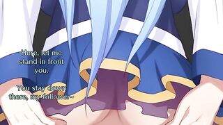 The ass of the goddess Aqua from Konosuba is worth worshiping!