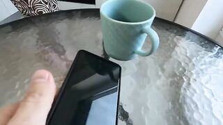 A stepson fucks his hot stepmom Mira Lime in the kitchen for breakfast